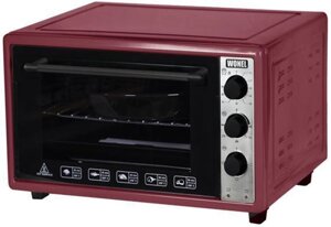 Электрическая духовка мини печь настольный духовой шкаф электропечь для кухни выпечки WONEL WN3615-010 красная
