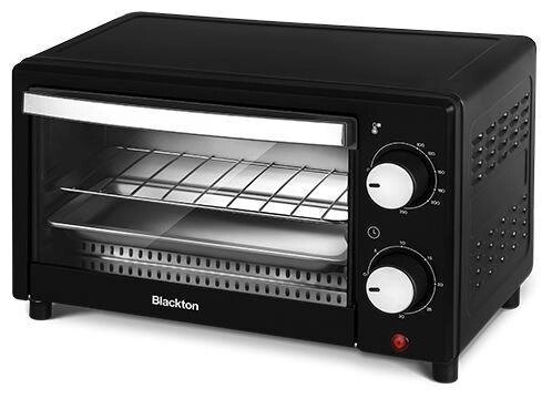 Электрическая мини печка духовка для бутербродов выпечки дачи 9 литров BLACKTON Bt EO1001W черная от компании 2255 by - онлайн гипермаркет - фото 1