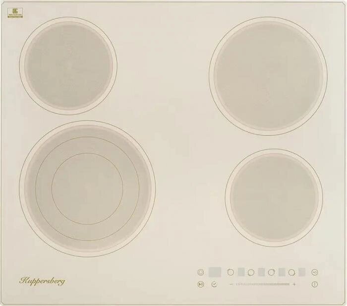 Электрическая варочная панель KUPPERSBERG ECS 603 C,  Hi-Light,  независимая,  бежевый от компании 2255 by - онлайн гипермаркет - фото 1