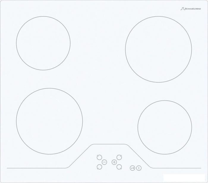 Электрическая варочная панель SCHAUB LORENZ SLK MY6TC7,  Hi-Light,  независимая,  белый от компании 2255 by - онлайн гипермаркет - фото 1