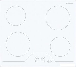 Электрическая варочная панель SCHAUB LORENZ SLK MY6TC7, Hi-Light, независимая, белый