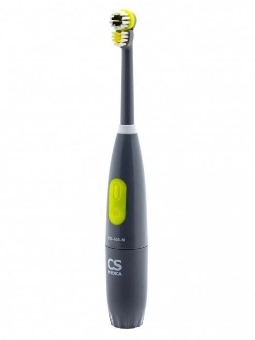 Электрическая зубная щетка CS Medica CS-466-M электрощетка на батарейках от компании 2255 by - онлайн гипермаркет - фото 1