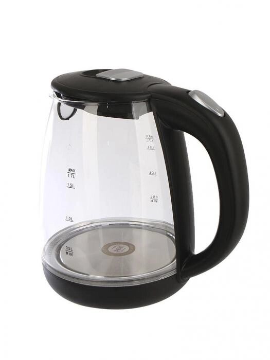 Электрический чайник Redmond RK-G178 электрочайник стеклянный прозрачный жаропрочный с подсветкой от компании 2255 by - онлайн гипермаркет - фото 1