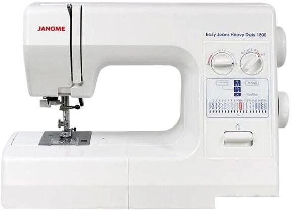 Электромеханическая швейная машина Janome Easy Jeans Heavy Duty 1800 от компании 2255 by - онлайн гипермаркет - фото 1