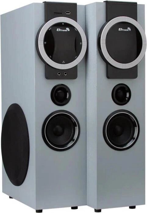 ELTRONIC (20-81) HOME SOUND комплект 2 колонки серебро от компании 2255 by - онлайн гипермаркет - фото 1