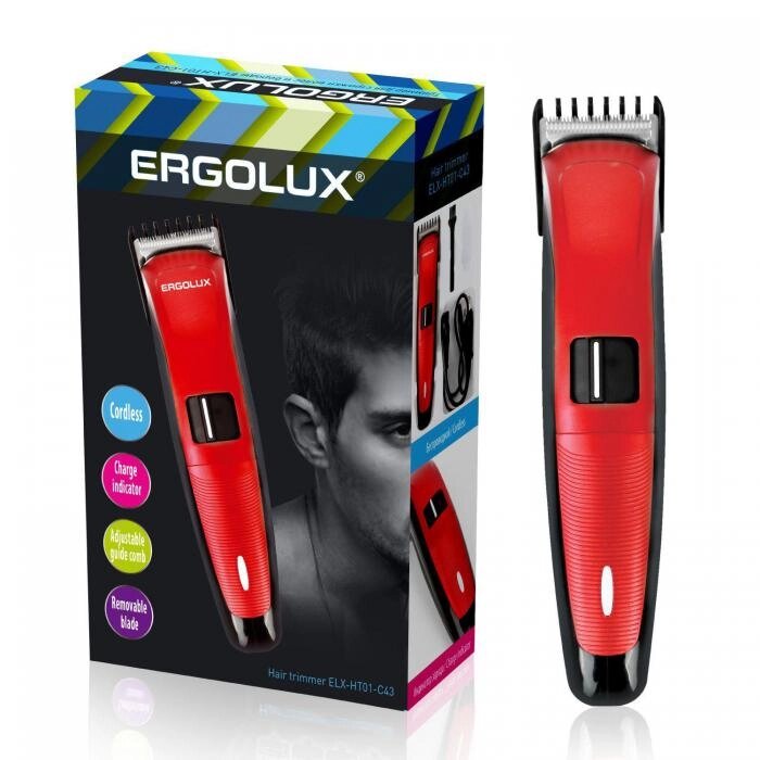ERGOLUX ELX-HT01-C43 красный от компании 2255 by - онлайн гипермаркет - фото 1