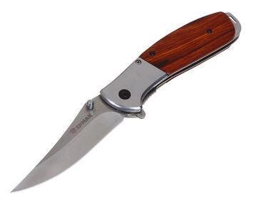 ЕРМАК Нож туристический складной, 20,5см, нерж. сталь, полисандр 118-175 от компании 2255 by - онлайн гипермаркет - фото 1