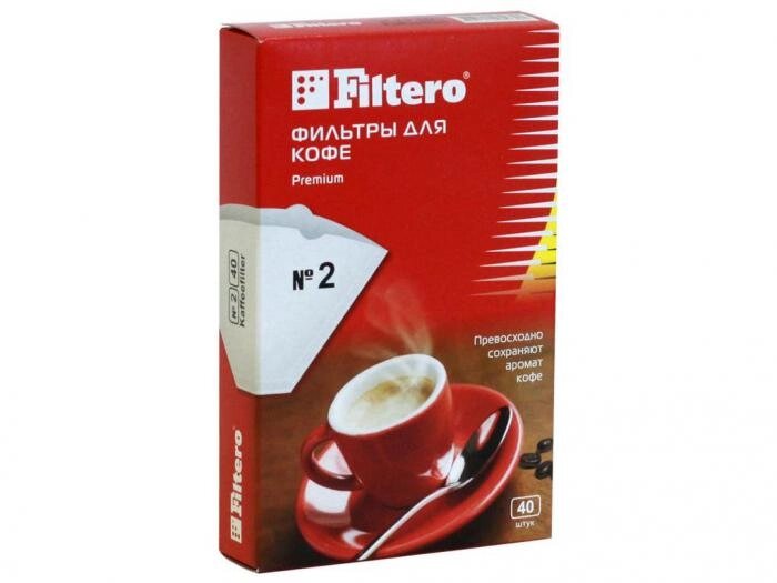 Фильтр-пакеты Filtero Premium №2 40шт от компании 2255 by - онлайн гипермаркет - фото 1