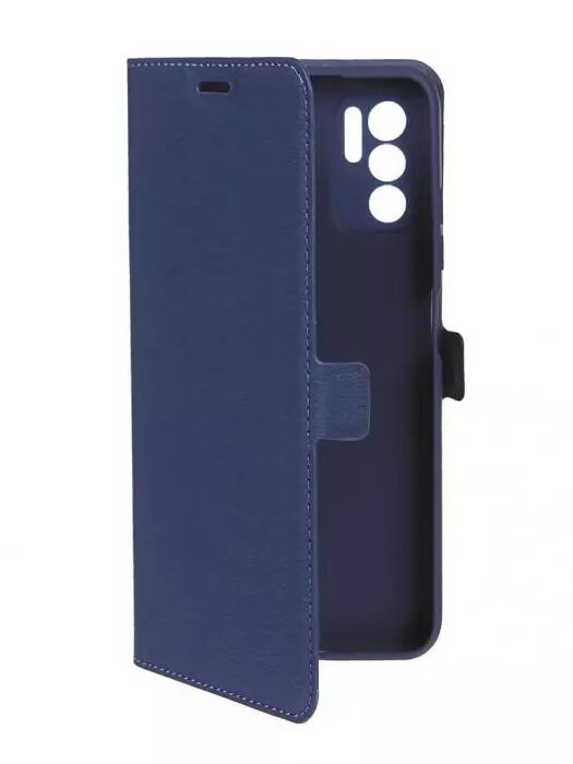 Флип чехол для Xiaomi Redmi Note 10T / Poco M3 Pro с микрофиброй Silicone xiFlip-72 синий экокожа от компании 2255 by - онлайн гипермаркет - фото 1
