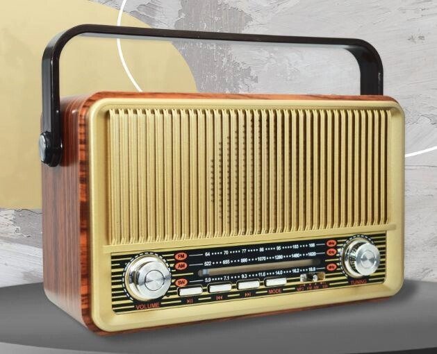 FM-радиоприемник ретро колонка с радио аккумуляторная MIRU SR-1028 от компании 2255 by - онлайн гипермаркет - фото 1