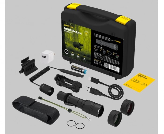 Фонарь Armytek Dobermann Extended Set Белый от компании 2255 by - онлайн гипермаркет - фото 1