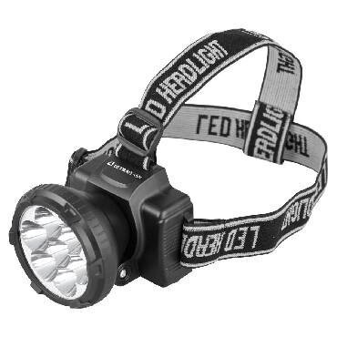 Фонарь налобный аккумуляторный светодиодный ULTRAFLASH LED5362 черный от компании 2255 by - онлайн гипермаркет - фото 1