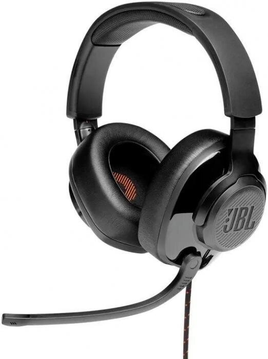 Гарнитура игровая JBL Quantum 300,  для компьютера и игровых консолей, мониторные,  проводные, черный [jblquantum300blk] от компании 2255 by - онлайн гипермаркет - фото 1