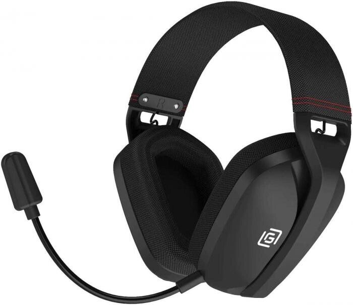 Гарнитура игровая Oklick HS-L750G,  для компьютера, накладные,  Bluetooth/радио/3,5 мм, черный [2007557] от компании 2255 by - онлайн гипермаркет - фото 1