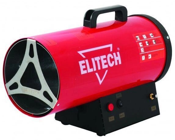 Газовая тепловая пушка для натяжных потолков ELITECH ТП 10ГБ вентилятор обогреватель в гараж для дачи от компании 2255 by - онлайн гипермаркет - фото 1