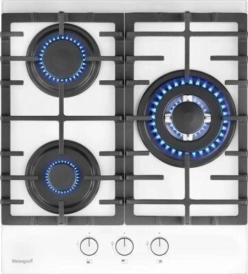Газовая варочная панель WEISSGAUFF HGG 451 WFV,  независимая,  белый от компании 2255 by - онлайн гипермаркет - фото 1