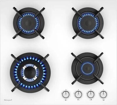 Газовая варочная панель WEISSGAUFF HGG 640 WGV,  независимая,  белый от компании 2255 by - онлайн гипермаркет - фото 1