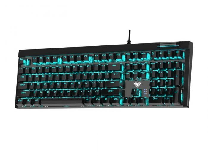 Геймерская клавиатура с подсветкой Aula F3030 мультимедийная механическая игровая проводная USB для компьютера от компании 2255 by - онлайн гипермаркет - фото 1