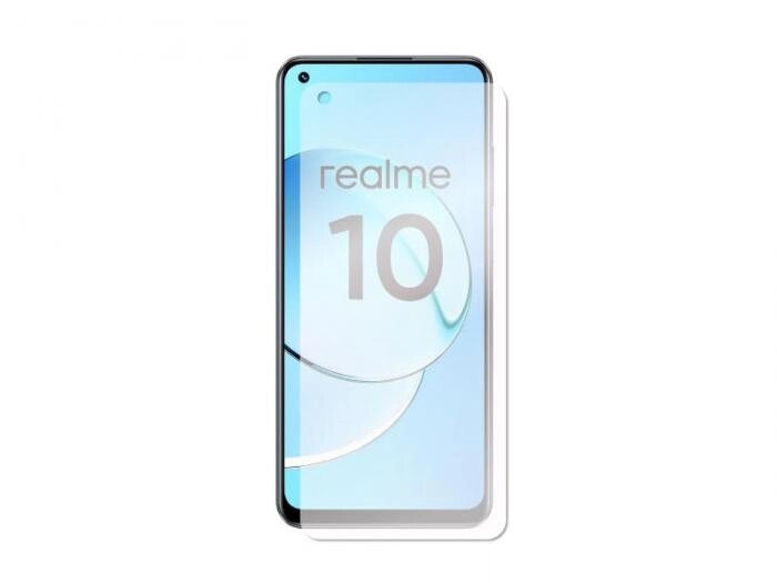 Гибридное защитное стекло Krutoff для Realme 10 5G 339873 от компании 2255 by - онлайн гипермаркет - фото 1