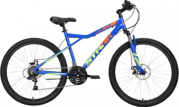 Горный велосипед хардтейл 26 дюймов мужской алюминиевый скоростной легкий STARK Slash 26.1 D синий 16 рама от компании 2255 by - онлайн гипермаркет - фото 1