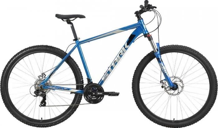 Горный велосипед хардтейл 29 дюймов мужской алюминиевый легкий скоростной STARK Hunter 29.2 D синий 18 рама от компании 2255 by - онлайн гипермаркет - фото 1