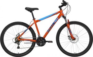 Горный велосипед хардтейл кросс кантри взрослый алюминиевый скоростной STARK Outpost 27.1 D оранжевый 18 рама
