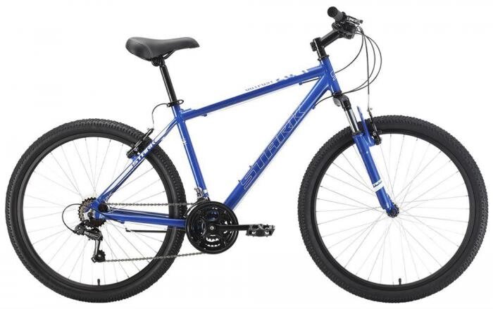 Горный велосипед хардтейл кросс кантри взрослый мужской скоростной алюминиевый STARK Outpost 26.1 V синий от компании 2255 by - онлайн гипермаркет - фото 1