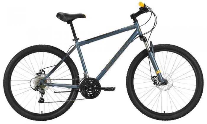 Горный велосипед хардтейл кросс кантри взрослый мужской скоростной стальной STARK Outpost 26.1 D Steel серый от компании 2255 by - онлайн гипермаркет - фото 1