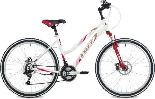 Горный велосипед взрослый 26 дюймов скоростной женский стальной 21 скорость FOXX 26SHD. LATINA. 19WH4 белый от компании 2255 by - онлайн гипермаркет - фото 1
