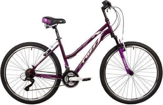 Горный велосипед взрослый 26 дюймов скоростной женский стальной 21 скорость FOXX 26SHV. SALSA. 15VT4 Фиолетовый от компании 2255 by - онлайн гипермаркет - фото 1