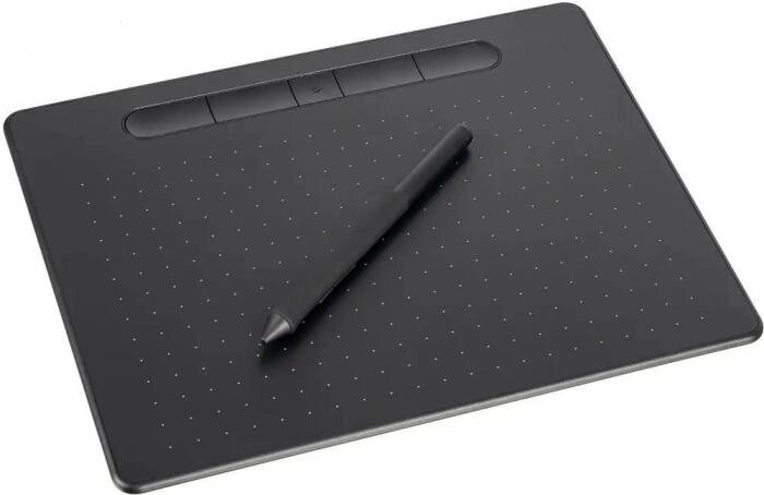 Графический планшет Wacom Intuos M CTL-6100WLK-N А5 черный от компании 2255 by - онлайн гипермаркет - фото 1