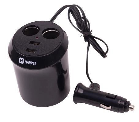 HARPER DP-186 разветвитель на 2 выхода + 2 USB от компании 2255 by - онлайн гипермаркет - фото 1
