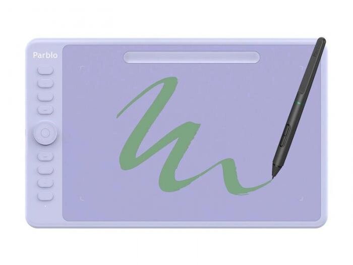 Художественный графический планшет для рисования Parblo Intangbo M Purple от компании 2255 by - онлайн гипермаркет - фото 1