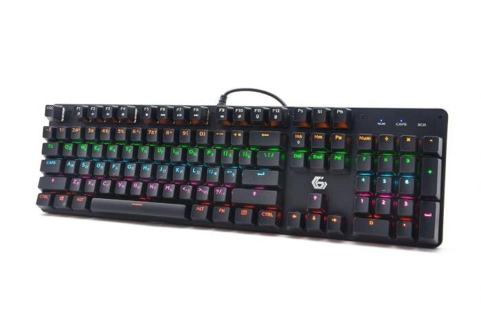 Игровая клавиатура с подсветкой GEMBIRD 18284 KB-G530L механическая геймерская мультимедийная для компьютера от компании 2255 by - онлайн гипермаркет - фото 1
