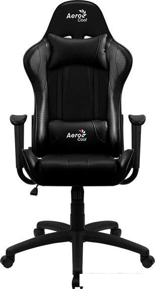 Игровое геймерское кресло для компьютера геймера AeroCool AC100 AIR черный стул компьютерный на колесиках от компании 2255 by - онлайн гипермаркет - фото 1