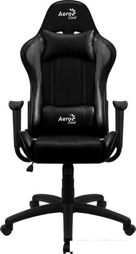 Игровое геймерское кресло для компьютера геймера AeroCool AC100 AIR черный стул компьютерный на колесиках