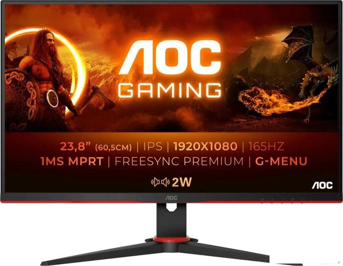 Игровой монитор AOC 24G2SPAE от компании 2255 by - онлайн гипермаркет - фото 1