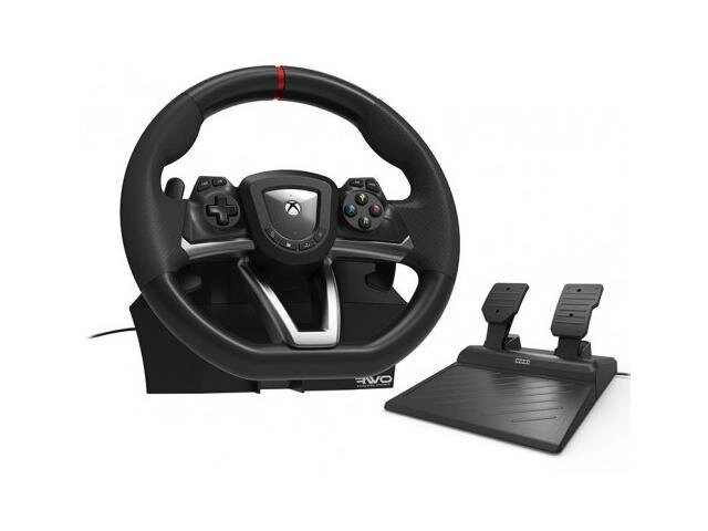 Игровой руль с педалями для компьютера ПК ноутбука PC Xbox 270 градусов Hori Racing Wheel Overdrive AB04-001U от компании 2255 by - онлайн гипермаркет - фото 1
