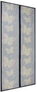 INBLOOM Сетка москитная для дверей на магнитах, бабочки, 0.9х2.1м, полиэстер (159-013)