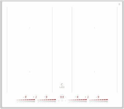 Индукционная варочная панель LEX EVI 641C WH,  независимая,  белый от компании 2255 by - онлайн гипермаркет - фото 1