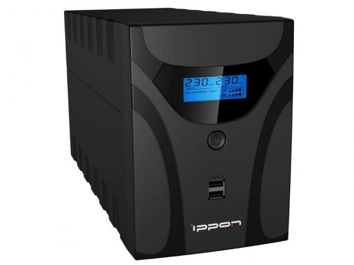 Источник бесперебойного питания Ippon Smart Power Pro II 1600 от компании 2255 by - онлайн гипермаркет - фото 1