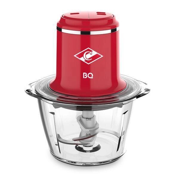 Измельчитель электрический кухонный для продуктов Универсальный чоппер блендер BQ CH1004 СПАРТАК Красный от компании 2255 by - онлайн гипермаркет - фото 1