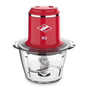 Измельчитель электрический кухонный для продуктов Универсальный чоппер блендер BQ CH1004 СПАРТАК Красный