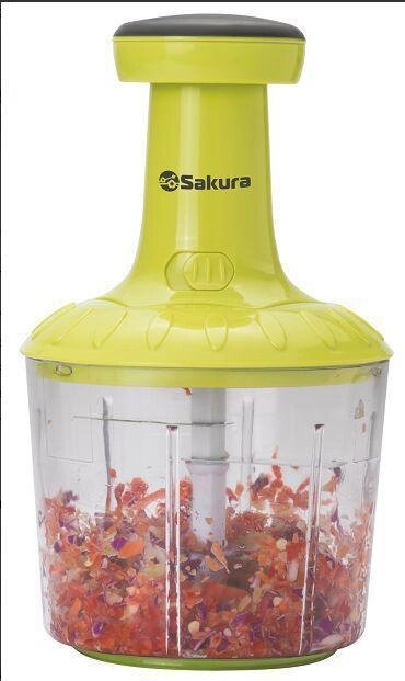 Измельчитель механический кухонный для продуктов Универсальный чоппер блендер SAKURA SA-CH01G от компании 2255 by - онлайн гипермаркет - фото 1