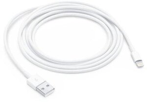 Кабель Apple MD819FE/A, Lightning (m) - USB (m), 2м, MFI, белый