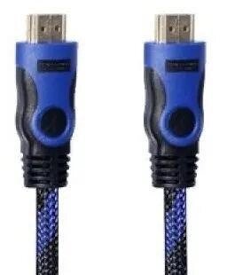 Кабель соединительный аудио-видео PREMIER 5-813BL, HDMI (m) - HDMI (m) , ver 1.4, 20м, ф/фильтр, черный/синий [5-813bl от компании 2255 by - онлайн гипермаркет - фото 1