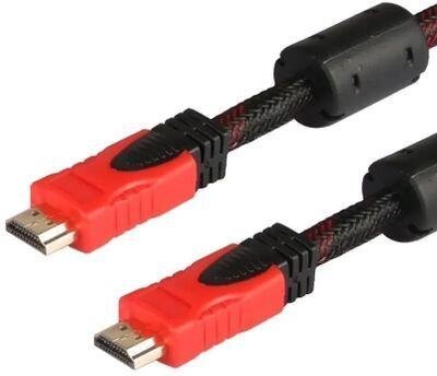 Кабель соединительный аудио-видео PREMIER 5-813R, HDMI (m) - HDMI (m) , ver 1.4, 20м, ф/фильтр, черный/красный [5-813r от компании 2255 by - онлайн гипермаркет - фото 1