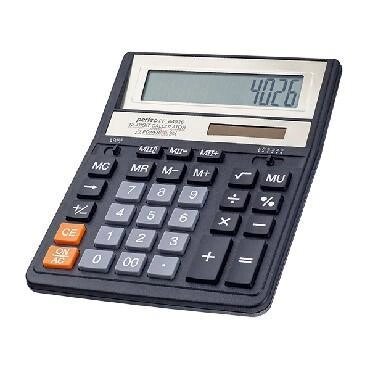 Калькулятор настольный PERFEO PF-A4026 бухгалтерский 12-разрядный черный от компании 2255 by - онлайн гипермаркет - фото 1