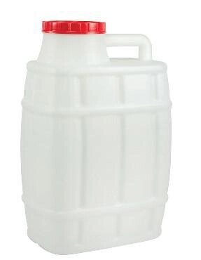 Канистра пластиковая пищевая для воды АЛЬТЕРНАТИВА М971 бочонок 20 литров от компании 2255 by - онлайн гипермаркет - фото 1