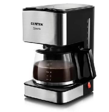 Капельная кофеварка CENTEK CT-1144 электрическая с подогревом постоянным фильтром для молотого кофе от компании 2255 by - онлайн гипермаркет - фото 1